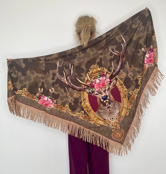 XL-scarf Cervo