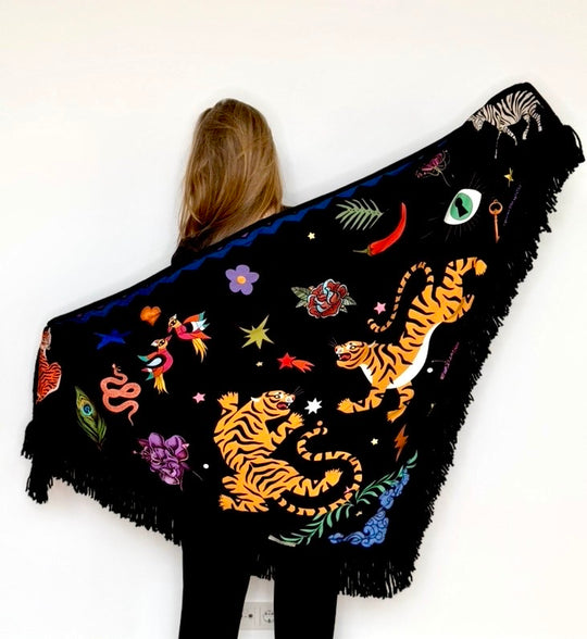 Boucle reversible Crazy Tiger