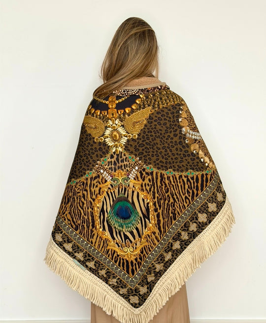 Reversible shawl Amber